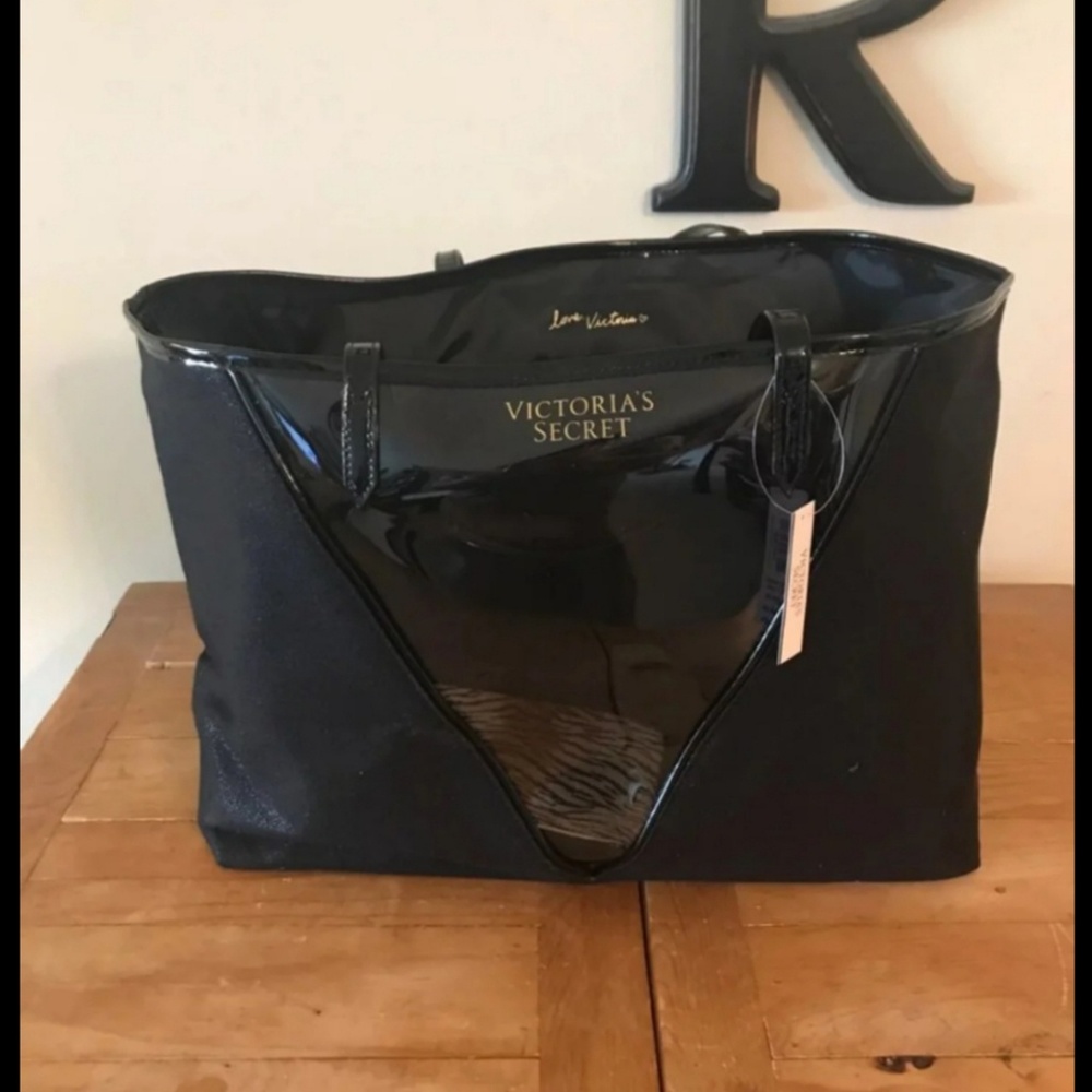 Victoria's Secret Black Tote Bag